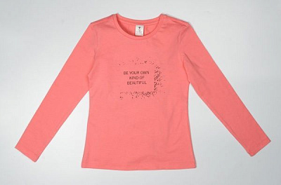 Джемпер для девочки Роза 210411 р.140 коралловый 