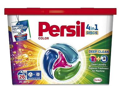 Капсулы для машинной стирки Persil Диски Колор 26 шт.