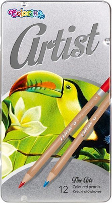 Олівці кольорові Artist 12 шт. 83256PTR Colorino