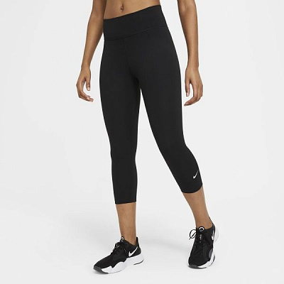 Лосини Nike W NK ONE DF MR CRP T DD0245-010 р.M чорний