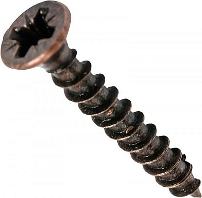 Шуруп універсальний потайна головка 2,5x10 мм 100 шт стара мідь EXPERT FIX