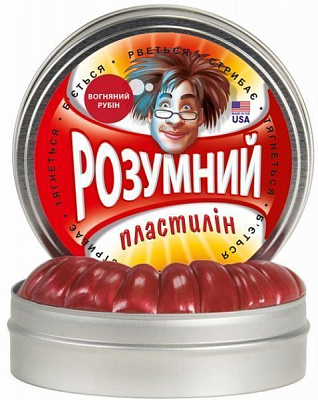 Пластилин Thinking Putty умный Огненный рубин