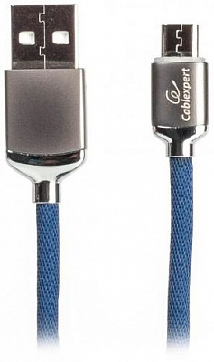 Кабель CABELEXPERT USB – microUSB 1 м синій (CCPB-M-USB-07B)