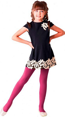 Колготки детские Giulia D025 TEEN GIRL CLASSIC marsala р.152-158 красный 