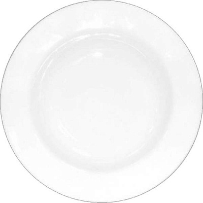 Тарелка суповая Farn Гармония 24 см белая