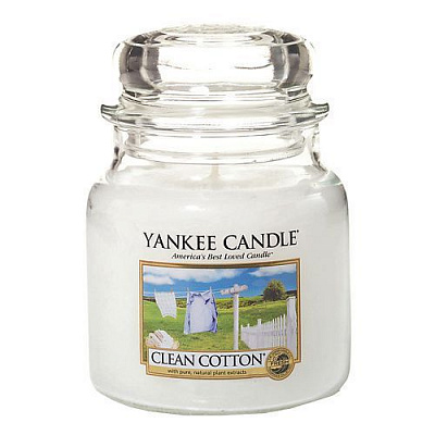 Свеча Clean Cotton 411 г Yankee Candle