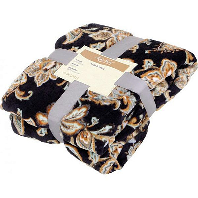 Плед Flannel Lynn 2 160x200 см темно-синій La Nuit