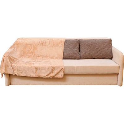 Плед Basic Сердолик 200x220 см бежевый La Nuit 