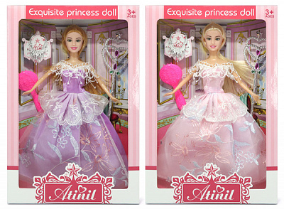 Лялька DIY TOYS в бальній сукні з аксесуарами, в асортименті 6809382