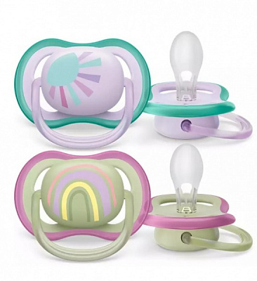 Пустушка ортодонтична Philips Avent Ultra Air 0-6 міс. 2 шт. SCF085/59