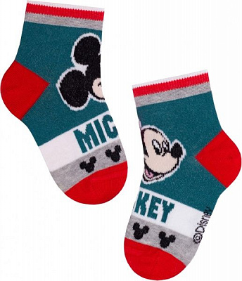 Носки детские Conte-Kids Disney Микки Маус 341 17С-126/1СПМ р.12 бледно-бирюзовый 
