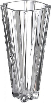 Ваза стеклянная прозрачная 35 см Metropolitan vase 8KG46/0/99U1 Bohemia