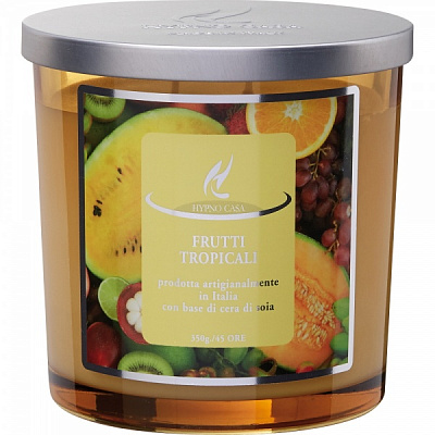 Свеча ароматическая Hypno Casa FRUTTI TROPICALI 350г 