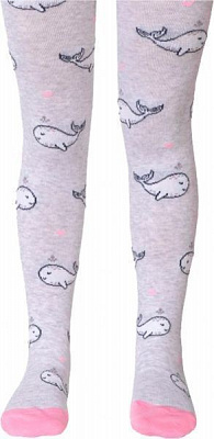 Колготки Conte-Kids CK TIP-TOP 499 р.104-110 світло-сірий