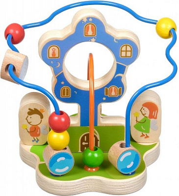 Игрушка Іграшки з дерева Лабиринт Волшебный цветок Д433