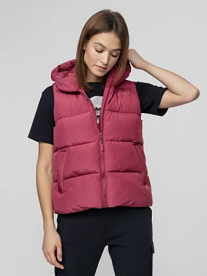 Жилет 4F D4L21-KUDP306-55S XL темно-рожевий
