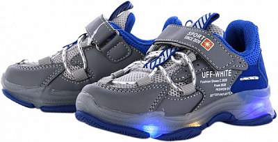 Кросівки Kimboo YF711-2D р.30 сірий із синім