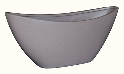 Горщик керамічний Оріана-Запоріжкераміка Човник крошка овальний 2,5 л аметист