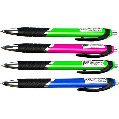 Набор ручек шариковых Economix Space E12174 4 шт. синие 