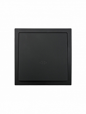Механізм вимикача перехресний одноклавішний HausMark Juna без підсвітки чорний 7041-4288-107QC
