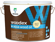 Масло для древесины TEKNOS Woodex AQUA Wood Oil 9 л