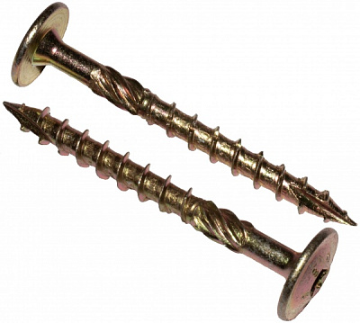 Шуруп конструкційний з прес-шайбою вага 8x80 мм жовтий цинк Expert Fix