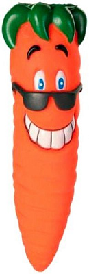 Игрушка для собак Oase Морковь винил со звуком 20 см