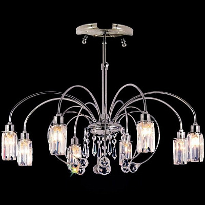 Люстра потолочная WunderLicht 8xG9 хром WL61301-8CH 