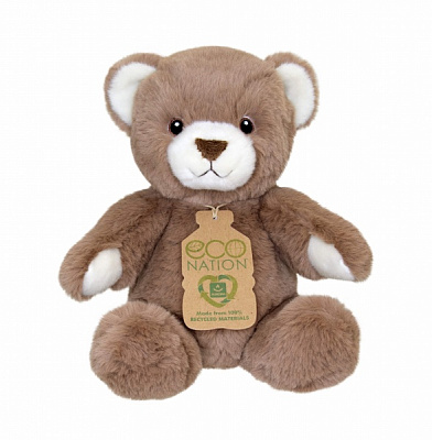 Мягкая игрушка Aurora ECO Медведь коричневый 25 см 200815C