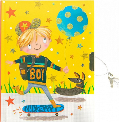 Блокнот детский на замочке Скейт 362028-U Malevaro