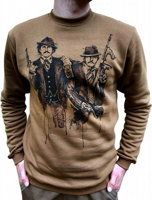 Свитшот P1G Winter Sweatshirt Pablo Just Say No UA281-29911-PB-CB р. L [1174] Coyote Brown