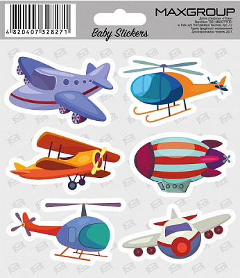 Набор наклеек MAXGROUP Самолеты NM-119