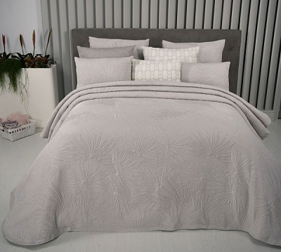 Покрывало Sines 160x220 см La Nuit серебряная роза 