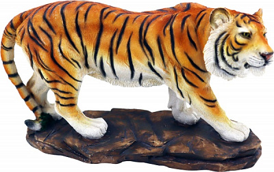 Декоративная новогодняя фигура Zhongyang Economic тигр на подставке 22x13 см 