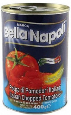ТоматыBella Napoli порезанные кубиками 400 г