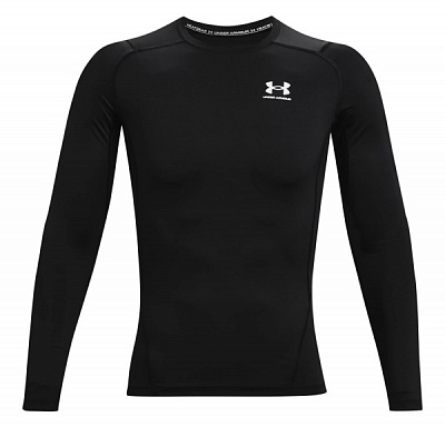 Футболка Under Armour UA HG Armour Comp SS 1361524-001 р.S/M черный