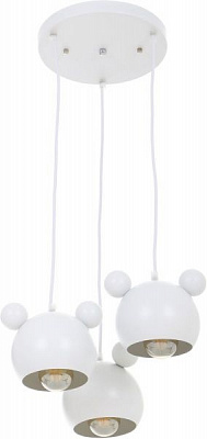 Підвіс Accento lighting Micky 3x40 Вт E27 білий