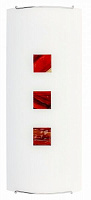 Світильник настінний Nowodvorski KUBIK 2 2x60 Вт E14 білий із червоним 1568 