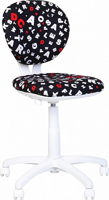 Кресло детское Nowy Styl KENDIGTSWHITE SPR-10 черный/с буквами 