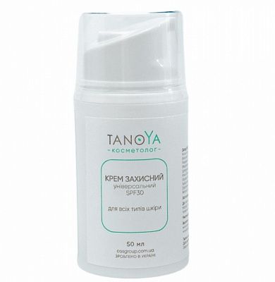 Крем для обличчя денний TANOYA Захисний універсальний SPF 30 50 мл