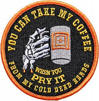 Нашивка 5.11 Tactical Cold Dead Caffeine Patch Orange 81727-461