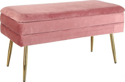 Сундук-пуф Pierre 79,5х37,5х42 см роуз голд 