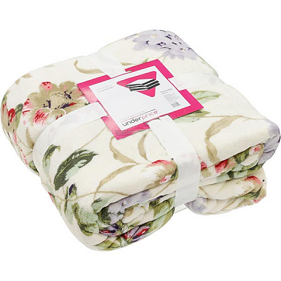 Плед микрофибра Underprice Гортензия 200x220 см