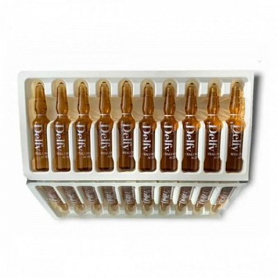 Ампули для обличчя Delfy Professional Hyaluronic Acid 10% 3 мл 20 шт.