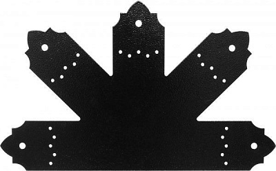 Кутник декоративний Kolchuga асиметричний 430x260x80 мм 2 мм