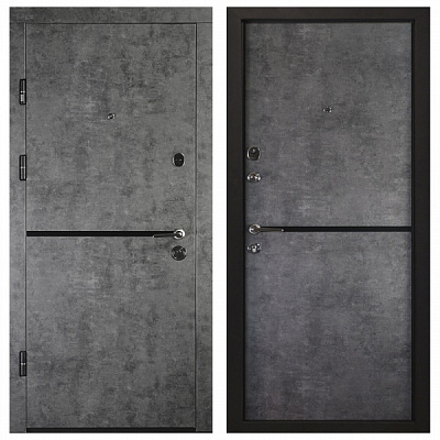 Дверь входная Министерство дверей КС-209+ мрамор 2050x960 мм левая