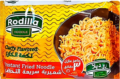 Вермішель Roddila швидкого приготування зі смаком карі 70 г (3800059208344)
