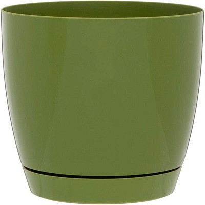 Горшок цветочный Декор-Престиж Тоскана-Круглая 13 1.6 л оливковый