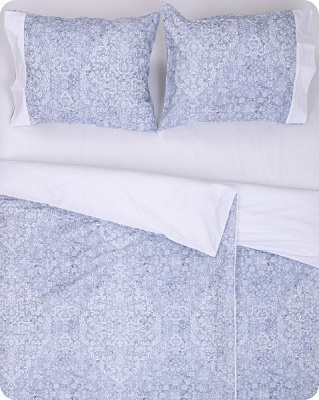 Комплект постільної білизни Paris Nanga сімейний сірий із білим Guy Laroche