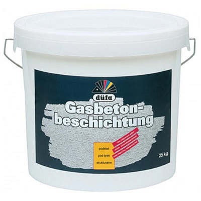 Структурна фарба моделювальна Dufa Gasbetonbeschichtung D 10 25 кг білий